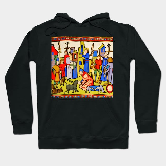 Medieval Tapestry Hoodie by Accolade Designs